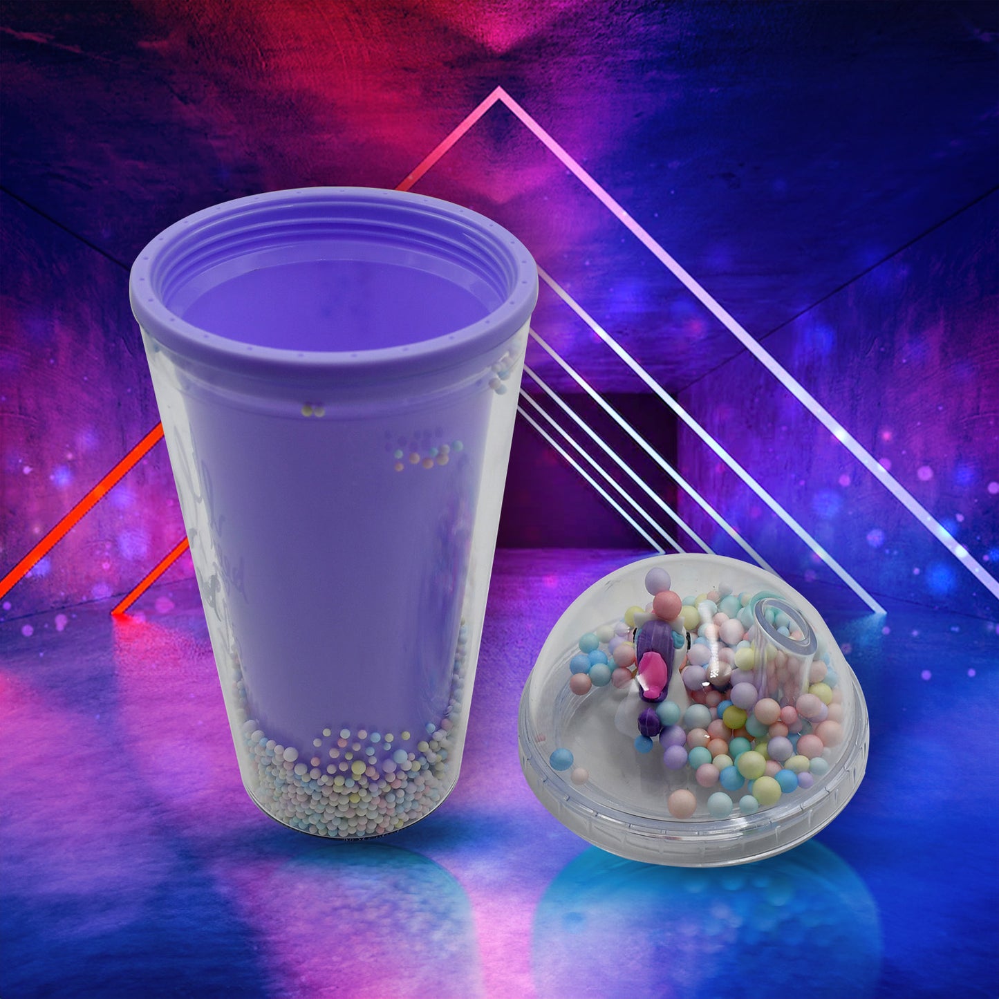 Design Printed Sipper Bottle With Toy Led Glow Light Double Wall Sipper Glass Water Bottle Sipper Bottle With Straw For Girls And Kids For Boys And Girls Schooltuitiongym (Pack Of 1)