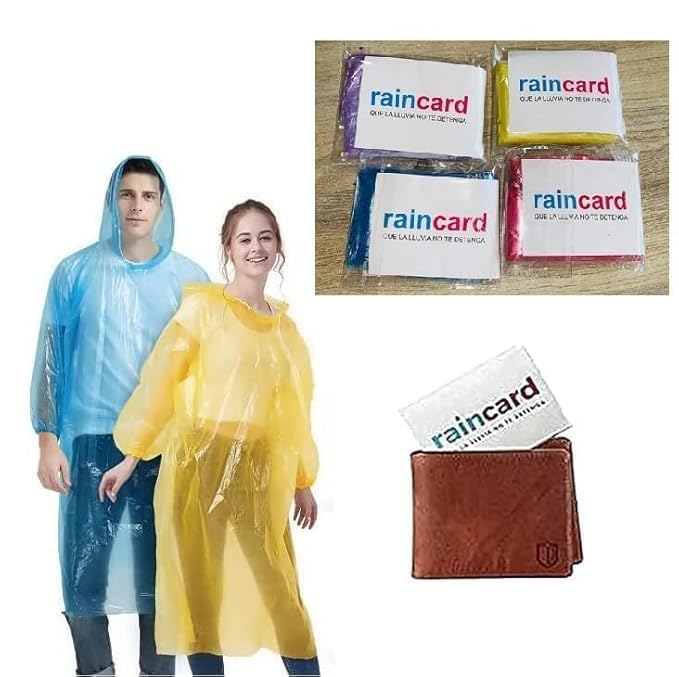 1425a Easy To Carry Emergency Waterproof Rain Coat Pouch