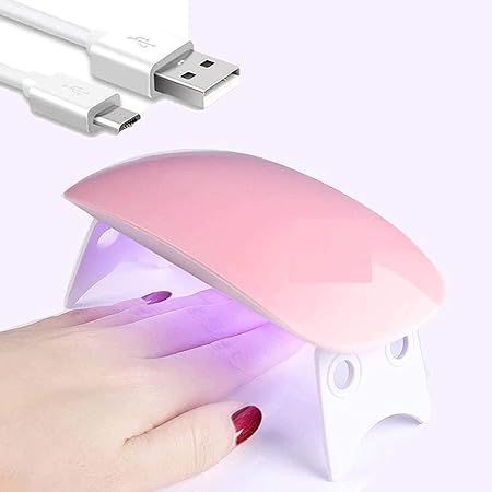 Uv Led Lamp Nail Dryer Mini Portable Nail Lamp Professional  (1 Pc)