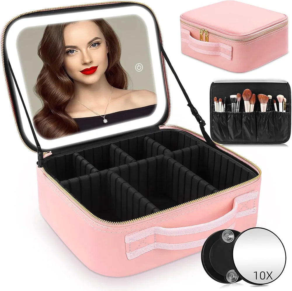 Premium Led Light Makeup Organizer Box