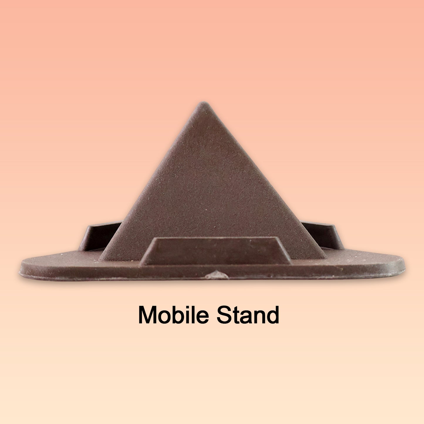 Pyramid Brown Mobile Stand With 3 Different Inclined Angles
