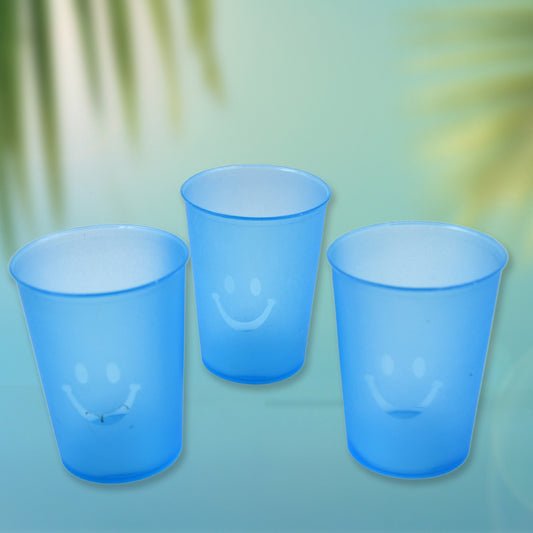 Plastic Tumblers Lightweight Cups  Glass Reusable Drinking Cups Restaurant Cups Dishwasher Safe Beverage Tumblers Glasses For Kitchen Water Transparent Glasses 3 Pc Set