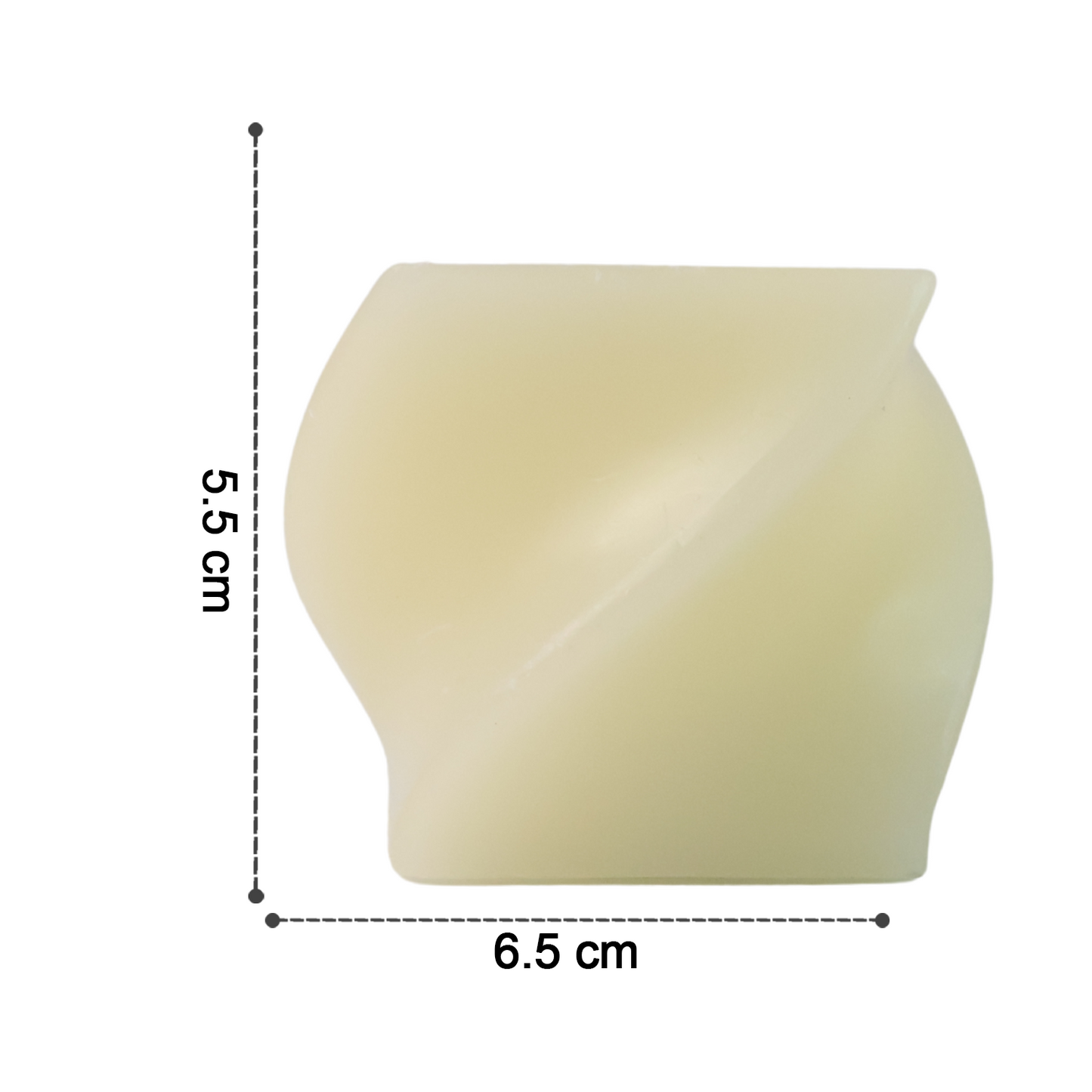 Led Flameless Decorative Candles  Square Shape Tealight Lamps (Set Of 6)