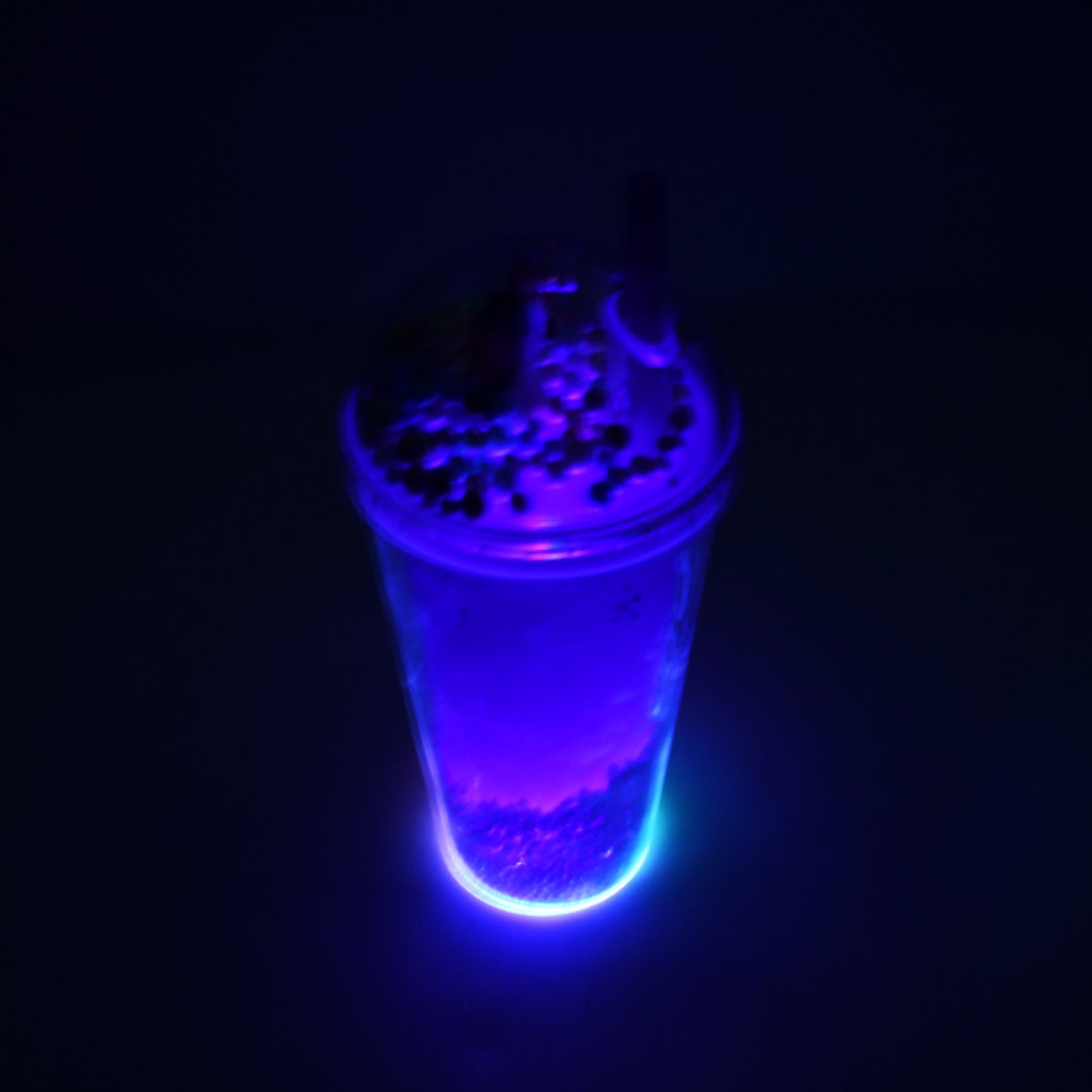 Design Printed Sipper Bottle With Toy Led Glow Light Double Wall Sipper Glass Water Bottle  Sipper Bottle With Straw For Girls And Kids For Boys And Girls Schooltuitiongym (Pack Of 1)
