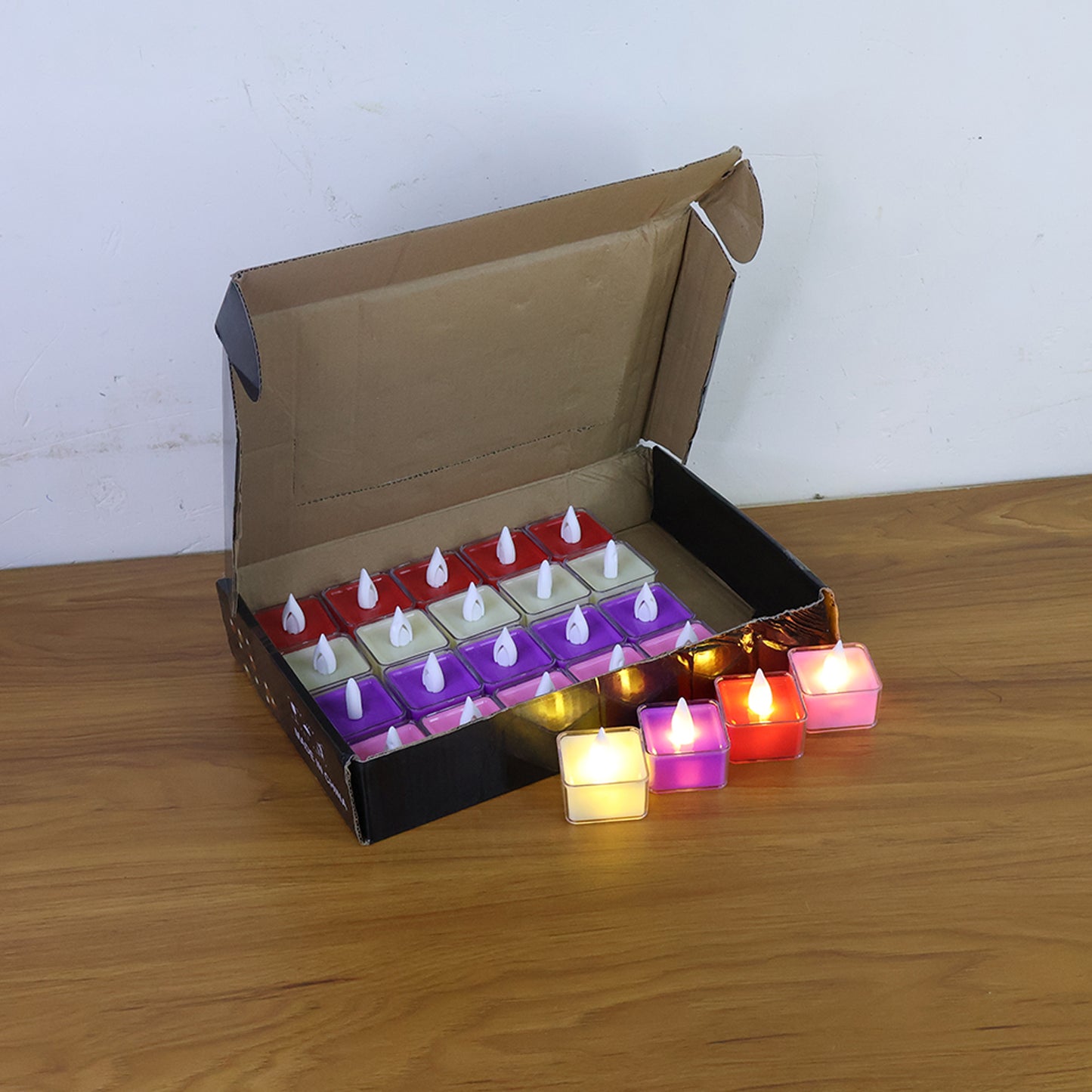 Multi-color Led Tealight Candles(Set Of 24)