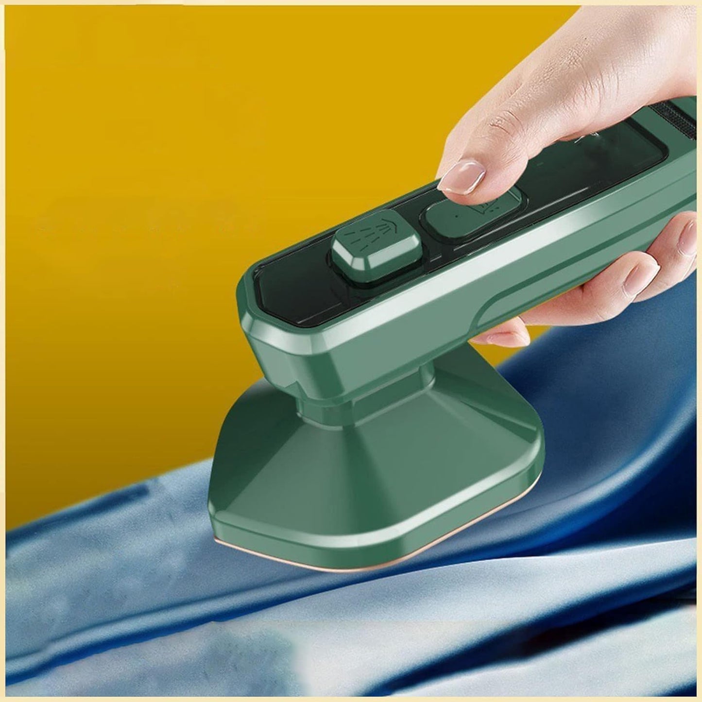 Mini Steam Iron Handheld Garment Steamer For Clothes - Portable Travel Household Ironing Machine Fast Heat Up Powerful Steam Compact Design For Travel And Home Quilting Sewing Iron Useful Gifts For Family Members Friends Birthday (1 Pc)
