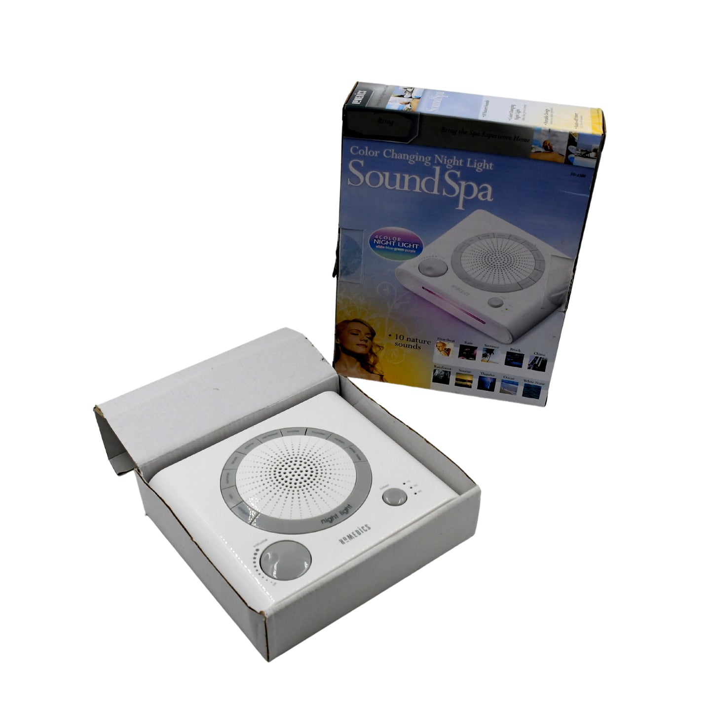 Sleep Therapy Noise Sound Therapy Machine With 8 High-fidelity Soothing Sleeping  Anxiety  Stress Natural Sounds Battery Or Adaptor Charging Options 3 Auto-off Timer Option