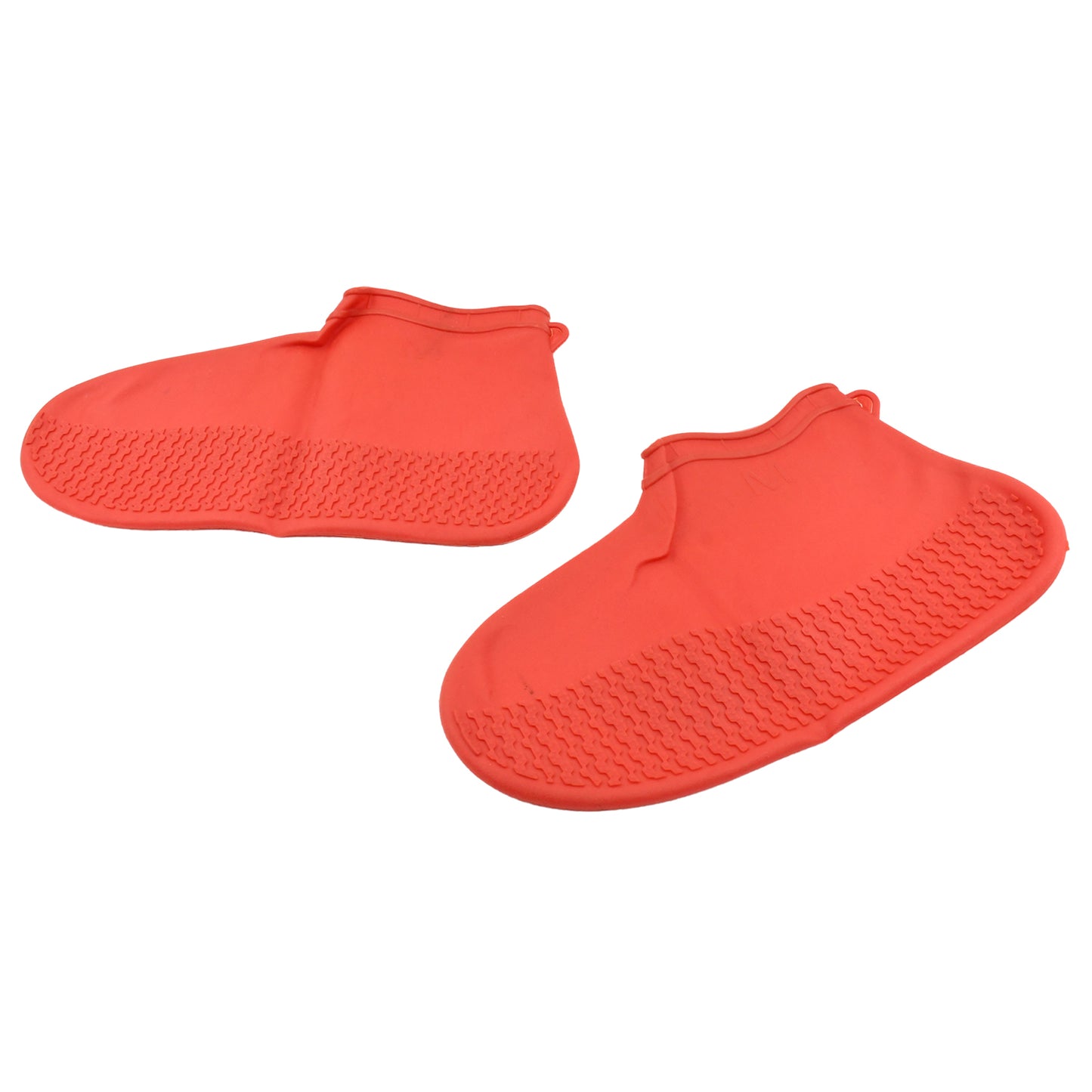 17985 (M-size)Non-slip Silicone Rain Reusable Anti Skid Waterproof Fordable Boot Shoe Cover (Medium Size  1 Pair  Red)
