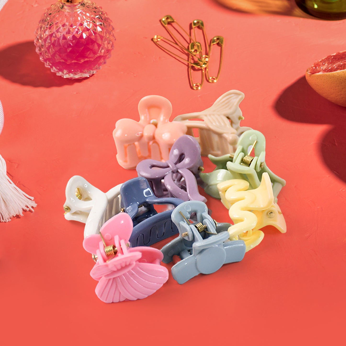 Hair Clips For Girls Kids Hair Accessories (6 Pcs Set)