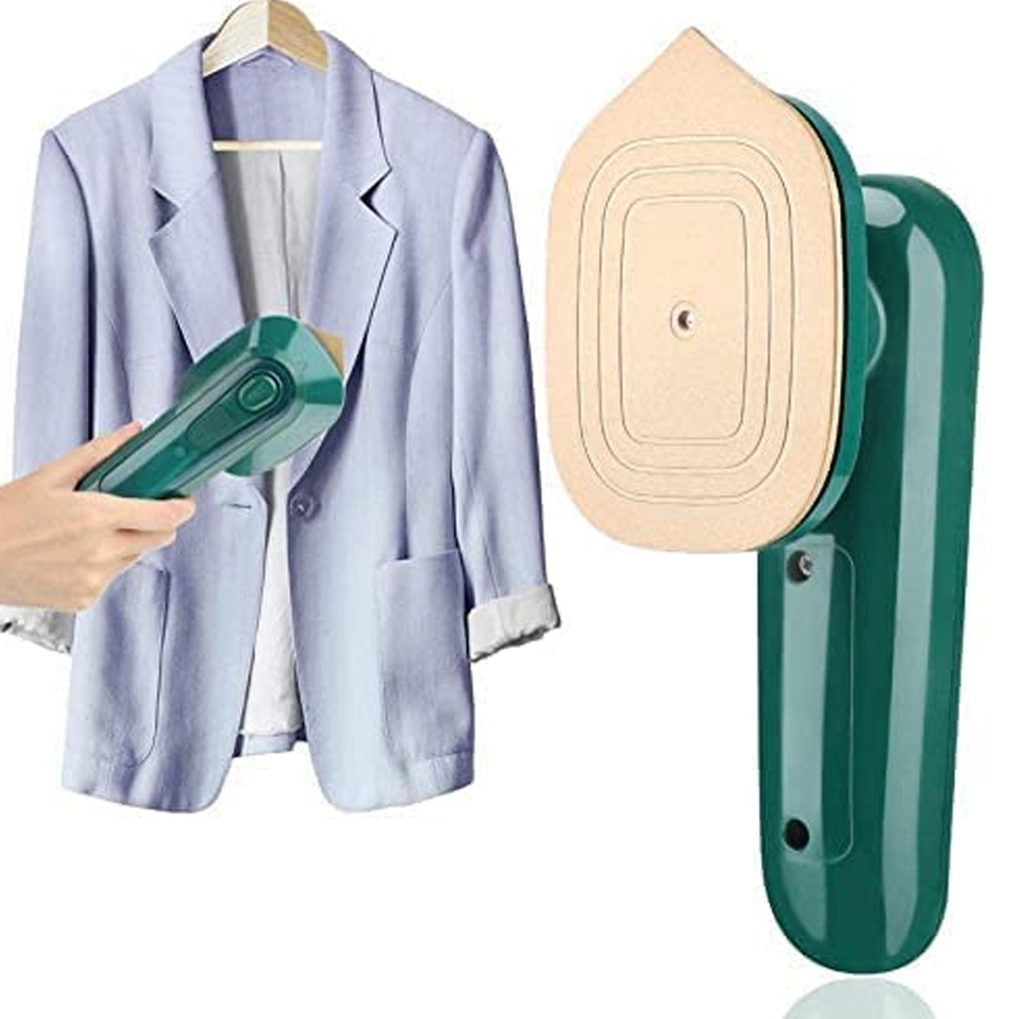 Mini Steam Iron Handheld Garment Steamer For Clothes - Portable Travel Household Ironing Machine Fast Heat Up Powerful Steam Compact Design For Travel And Home Quilting Sewing Iron Useful Gifts For Family Members Friends Birthday (1 Pc)