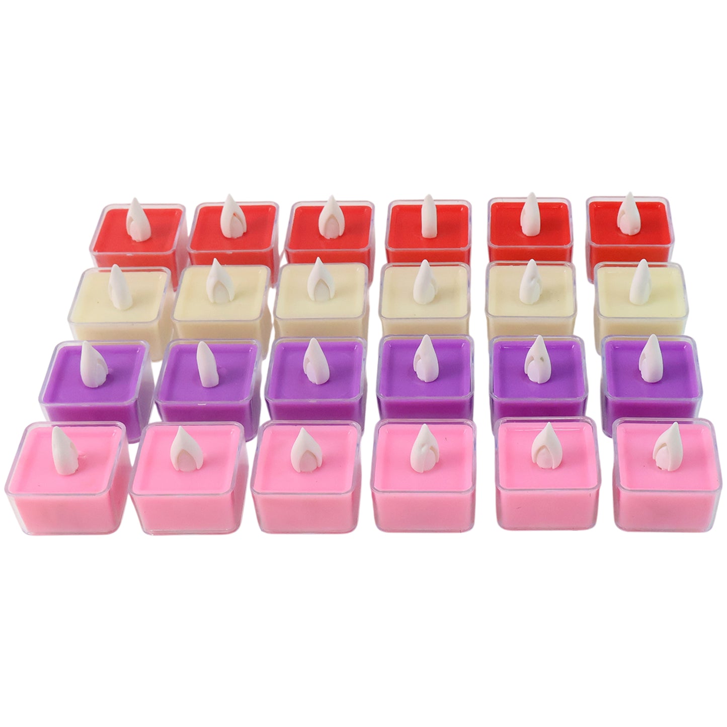 Multi-color Led Tealight Candles(Set Of 24)