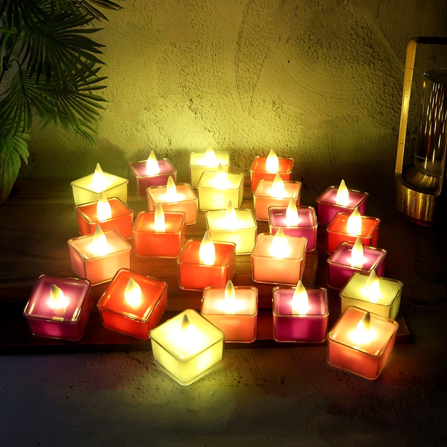 Multi-color Led Tealight Candles(Set Of 24)